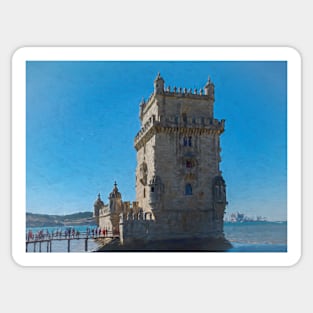 The Belem Tower Lisbon, Portugal Sticker